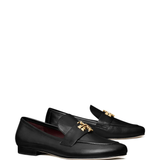 Black loafers-mules, side view