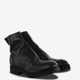 Black boots, front view