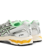 White sneakers, back view