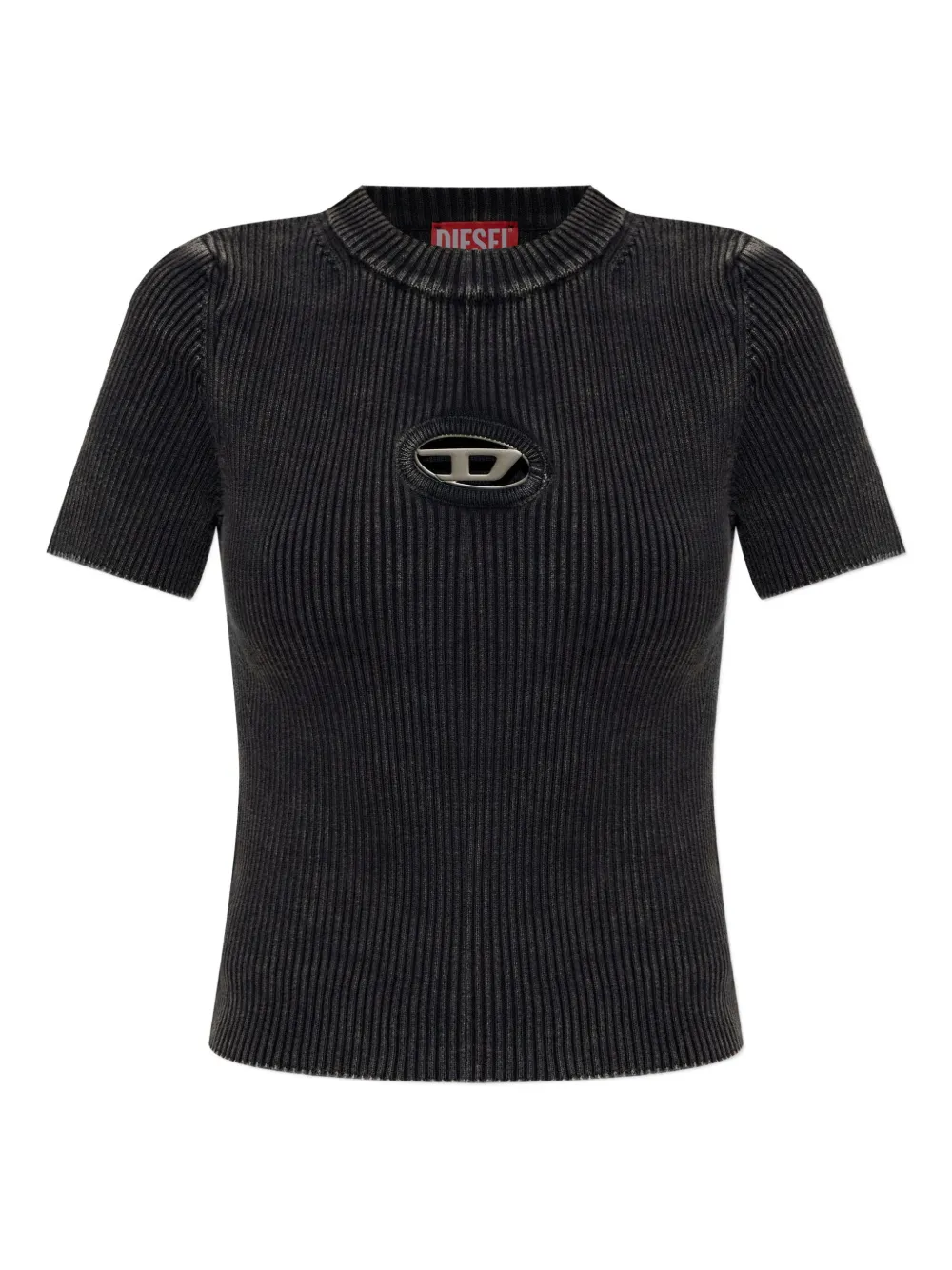 black knitwear, front view