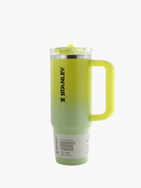 Yellow product, front view