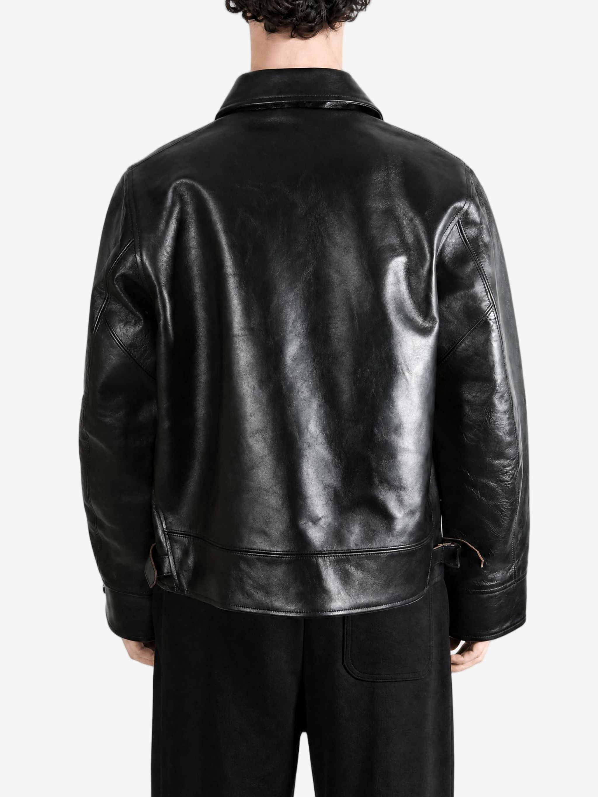 Black jacket, full body view