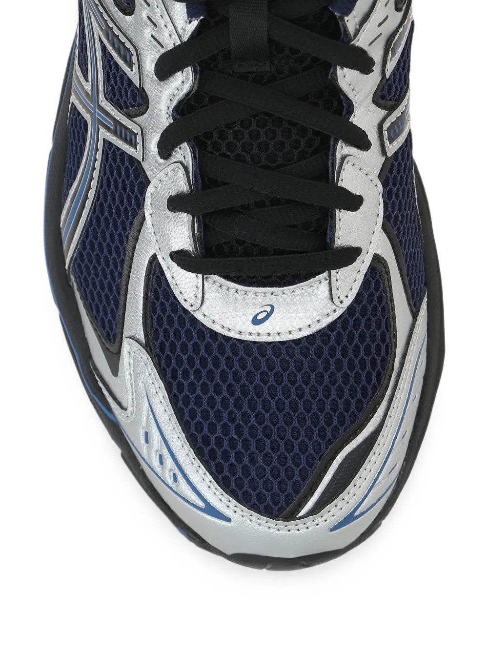 Navy shoes, front view