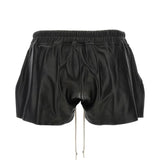 Black shorts, front view