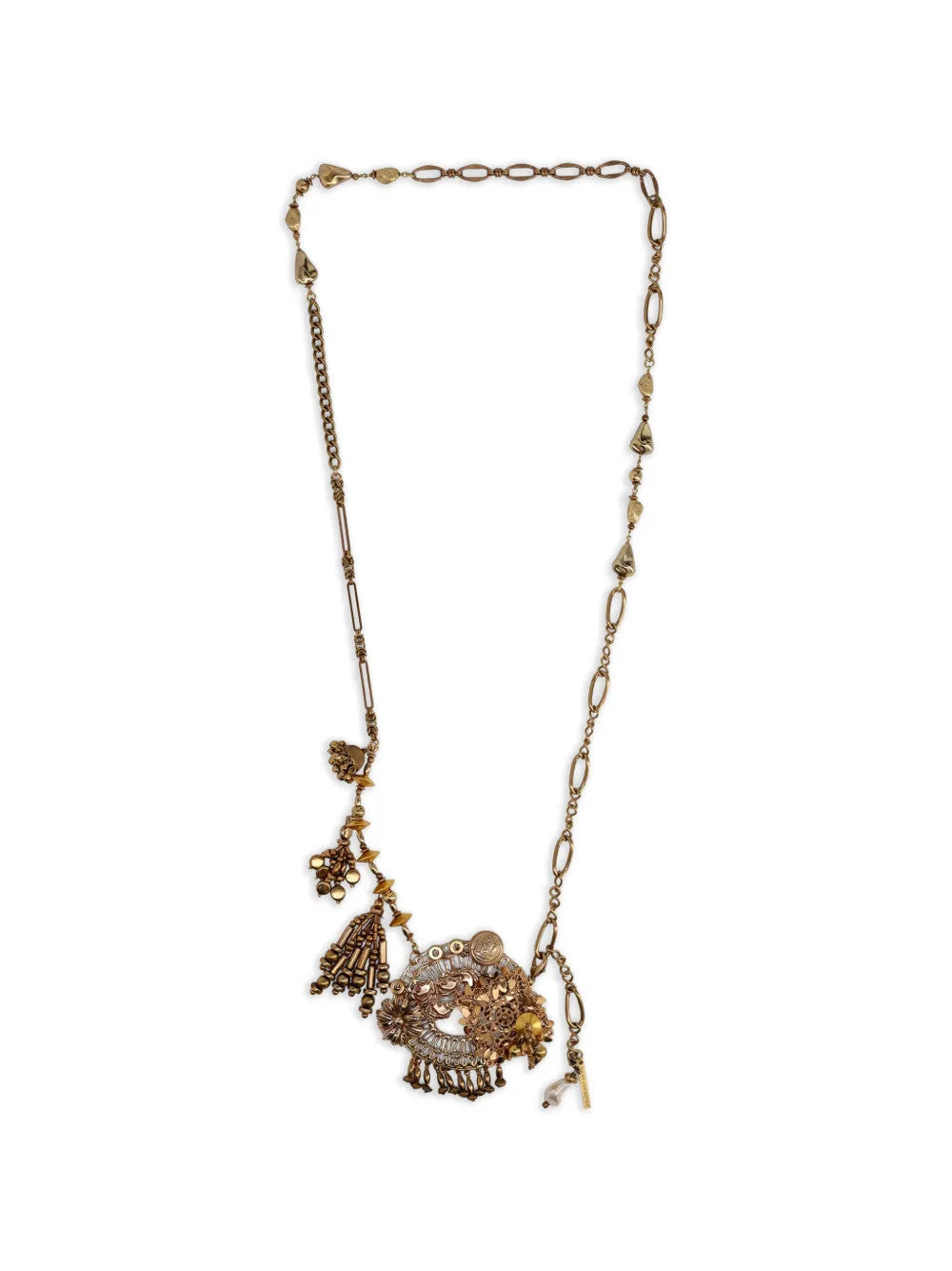 Brown jewelry, front view