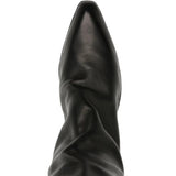 Black boots, front view