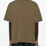 Green t-shirt, full body view