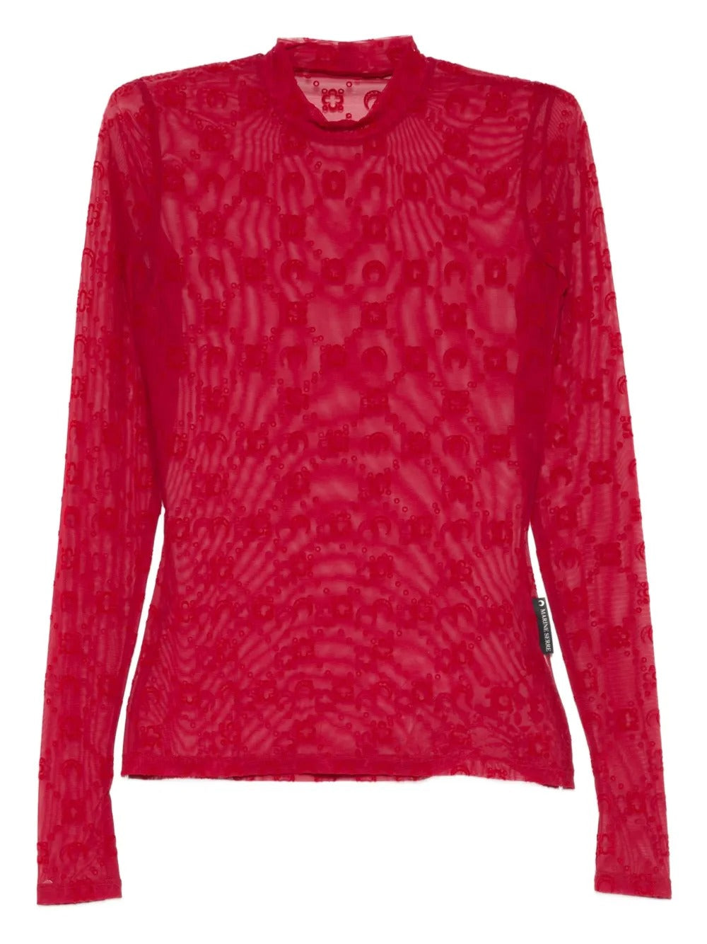 red top, front view