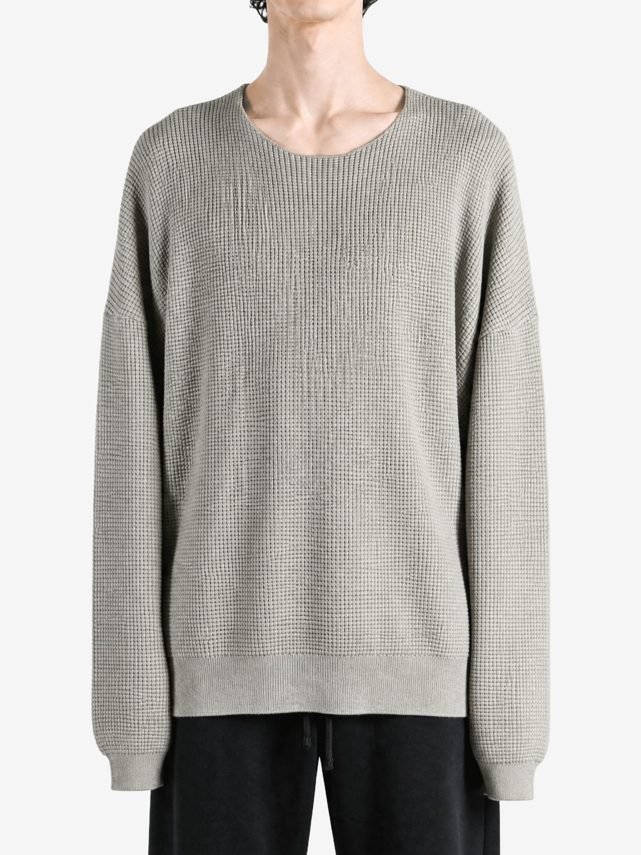 Grey hoodie, front view