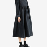 Black dress, full body view