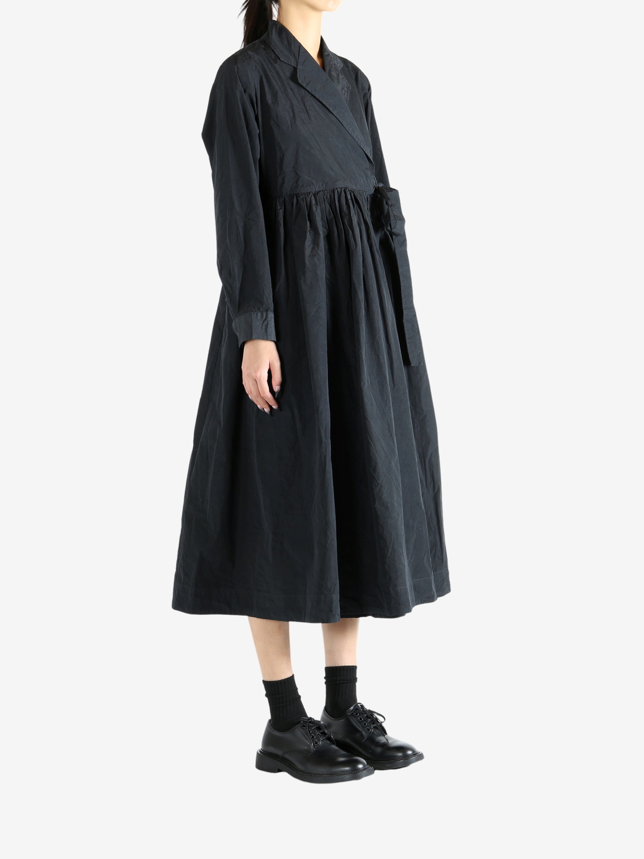 Black dress, full body view