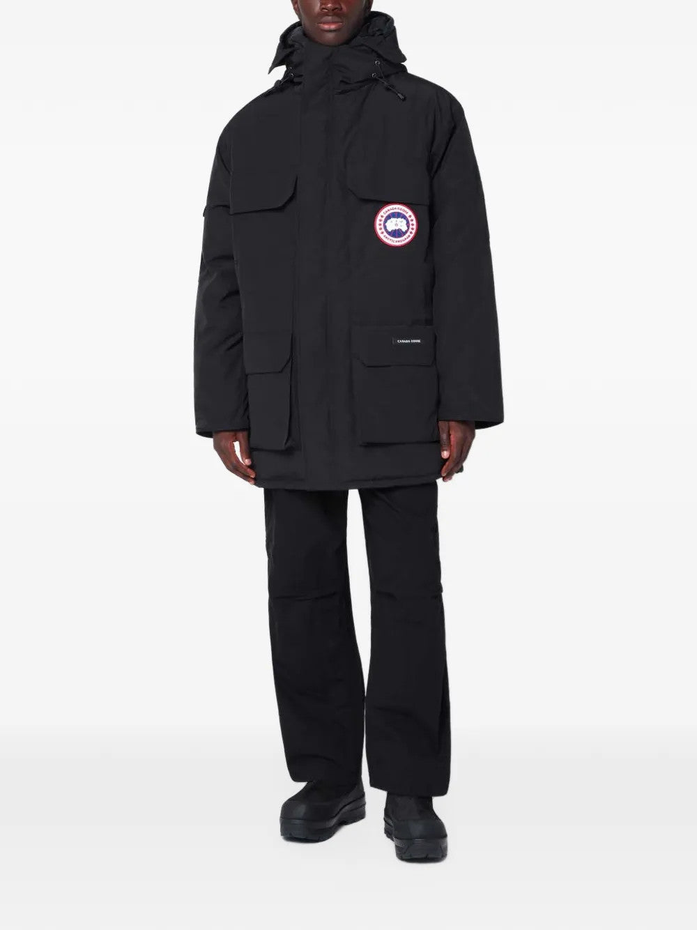 Black jacket, front view