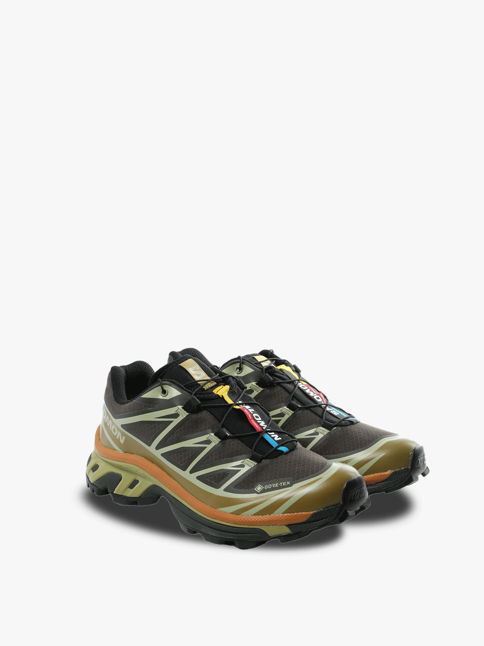 Green sneakers, side view