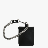 Black accessories, front view