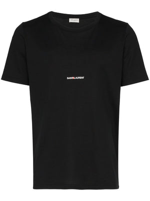 SAINT LAURENT - Men Logo Crew Neck T-shirt