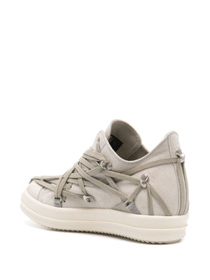 RICK OWENS - Men Scarpe In Pelle - Megalaced Low Sneaks