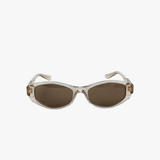 Brown eyewear, front view