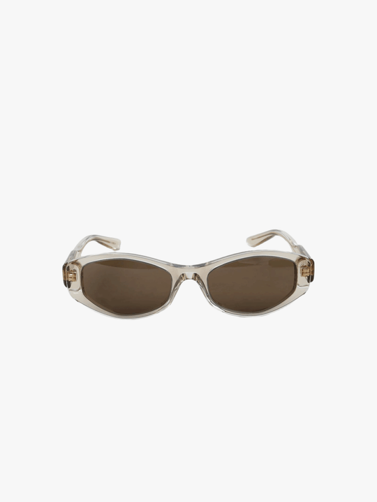 Brown eyewear, front view