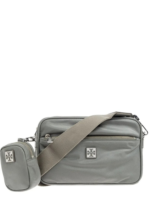 Grey bags, front view