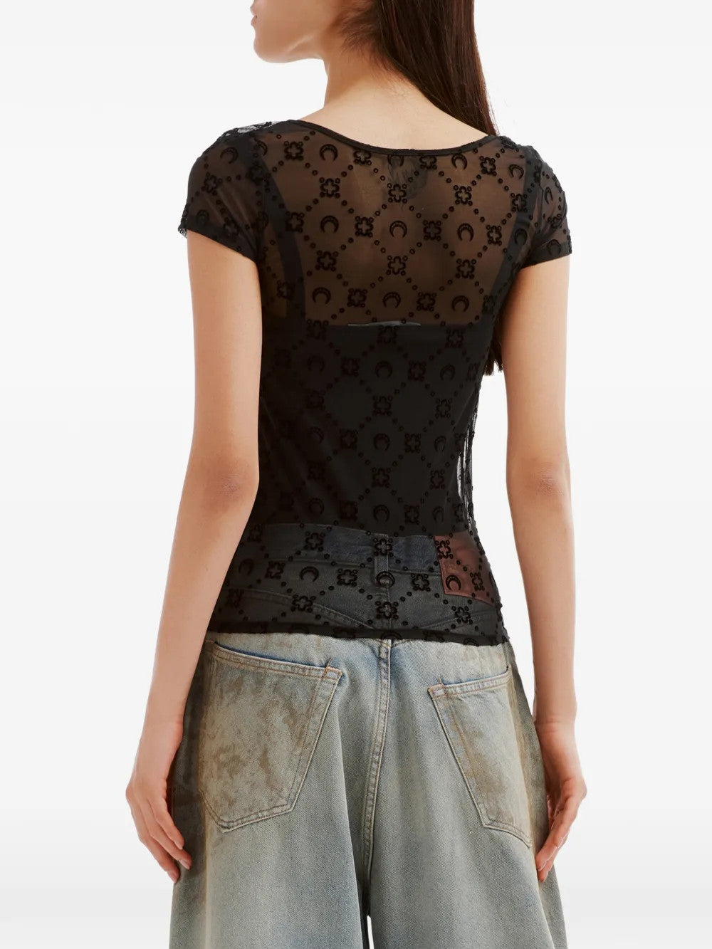 Black top, front view
