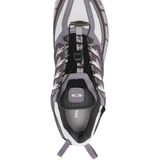 Purple sneakers, top view