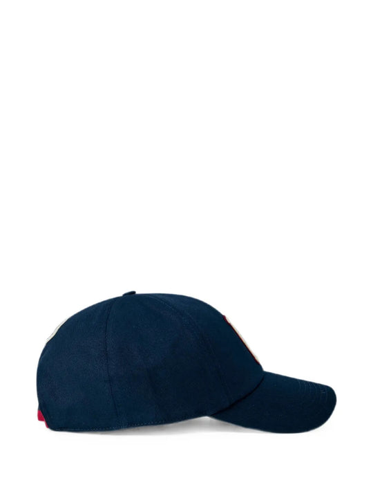 Navy hat, side view