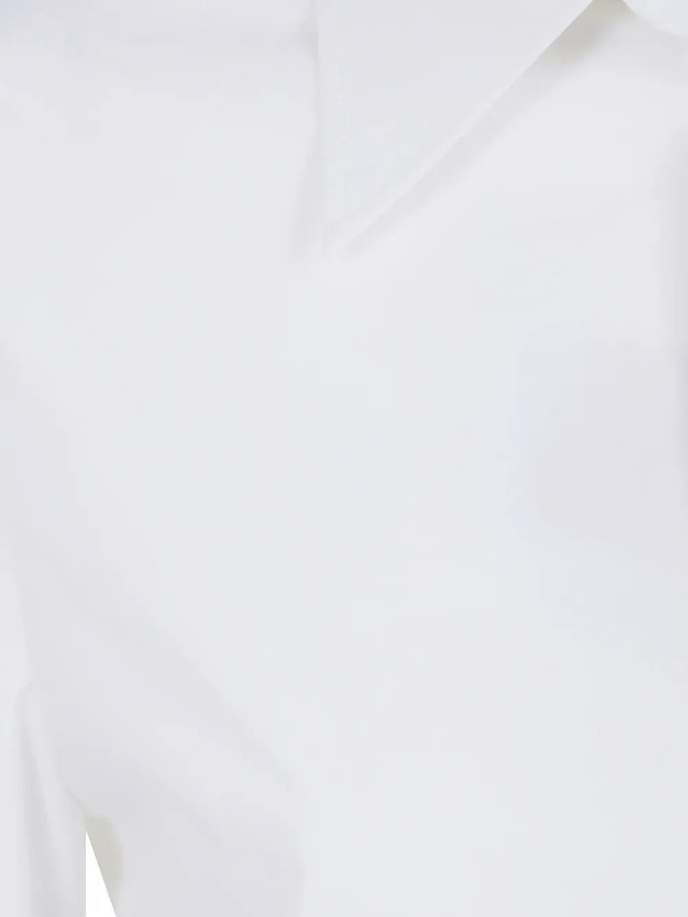 Close up of White shirt, showing texture of the 100% cotton fabric