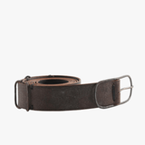 Brown accessories, front view