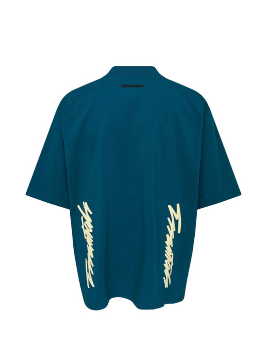 Green t-shirt, front view