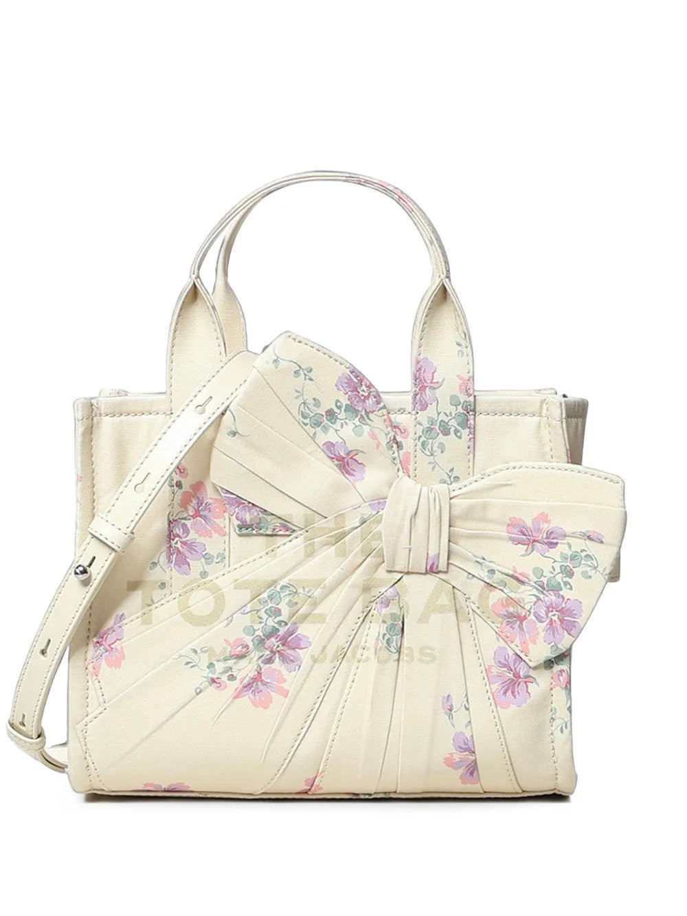Tan bag, front view