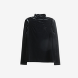 Black t-shirt, front view