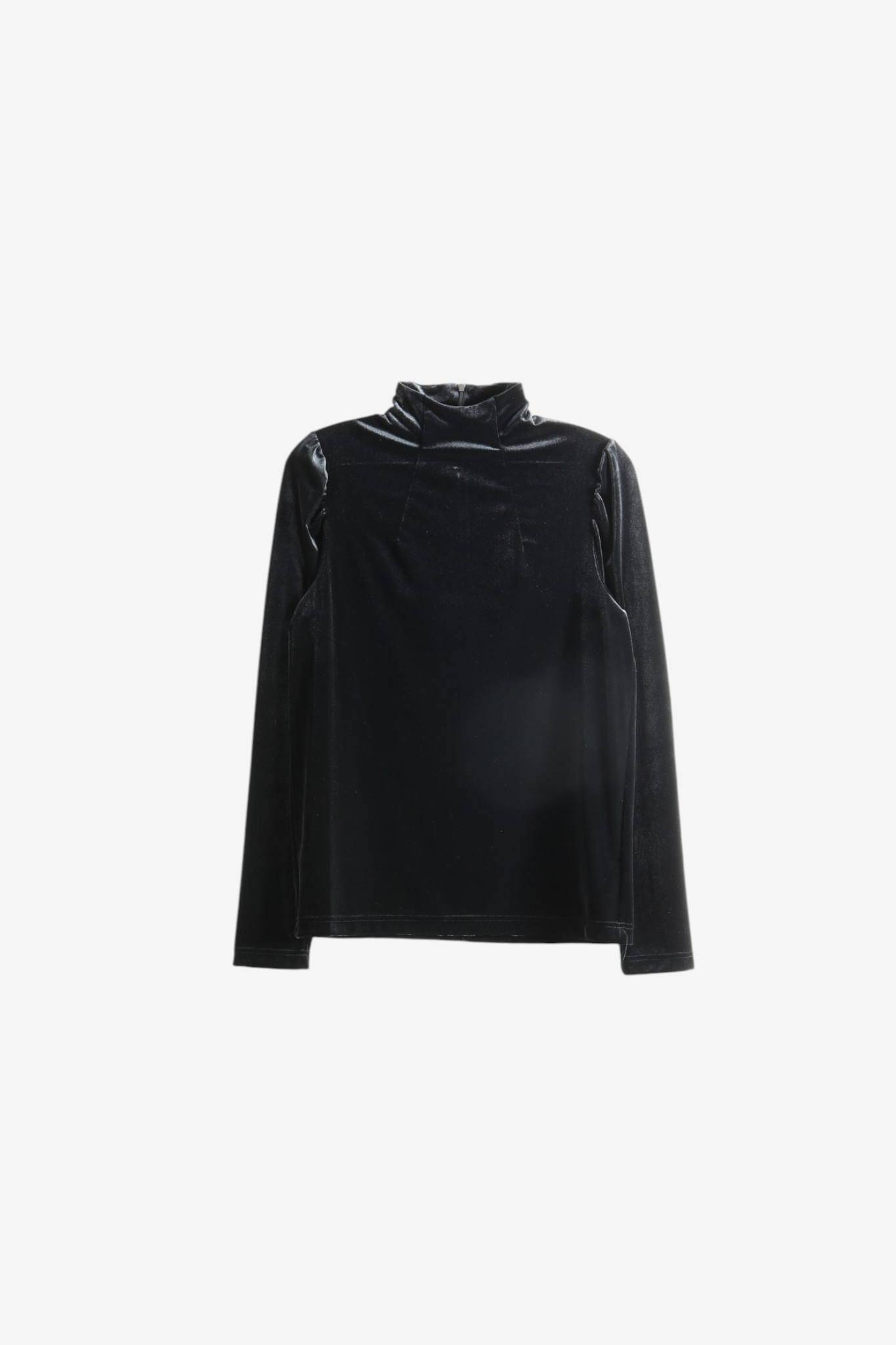 Black t-shirt, front view