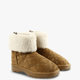 Brown boots, front view