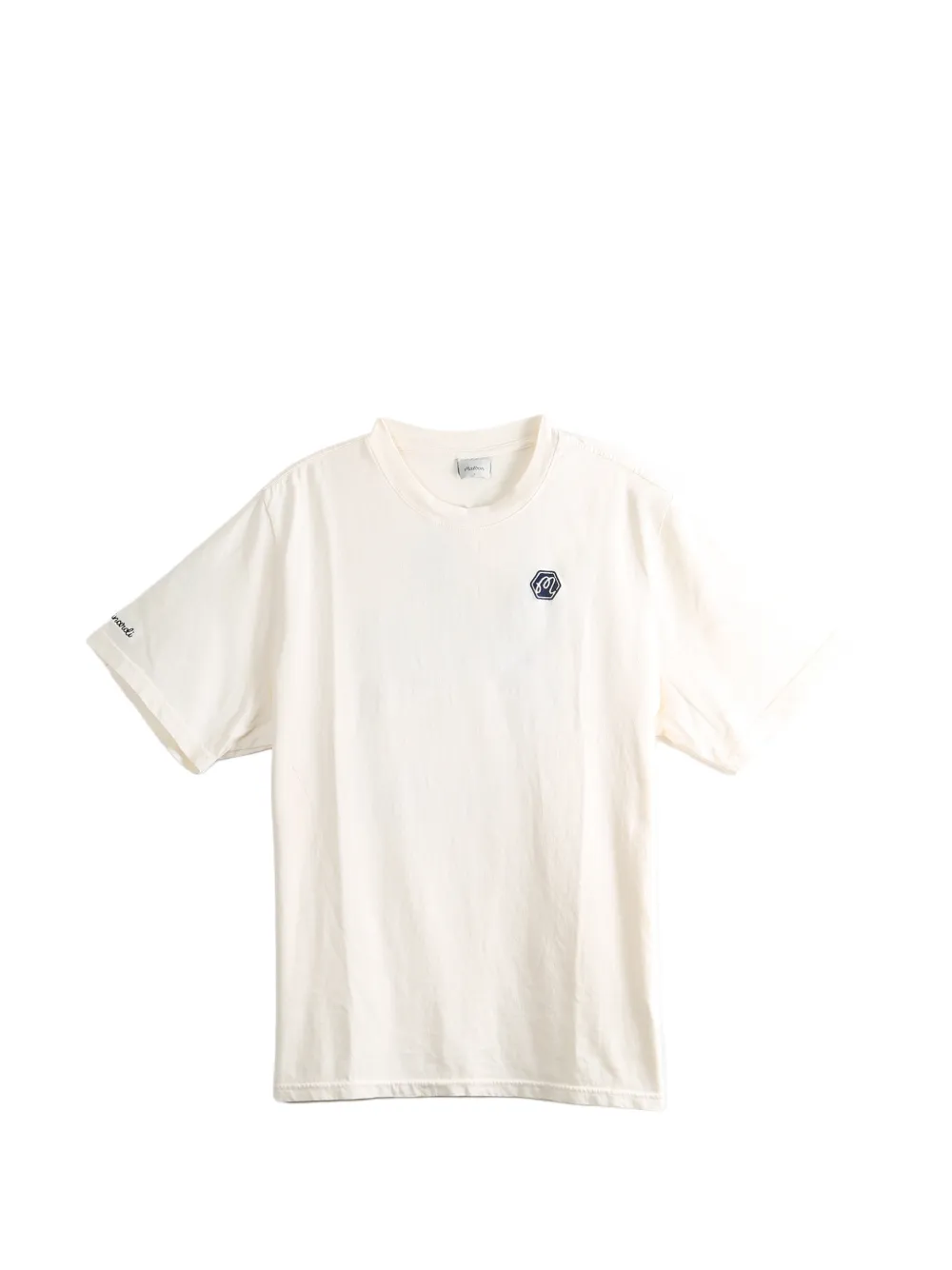 Tan t-shirt, front view