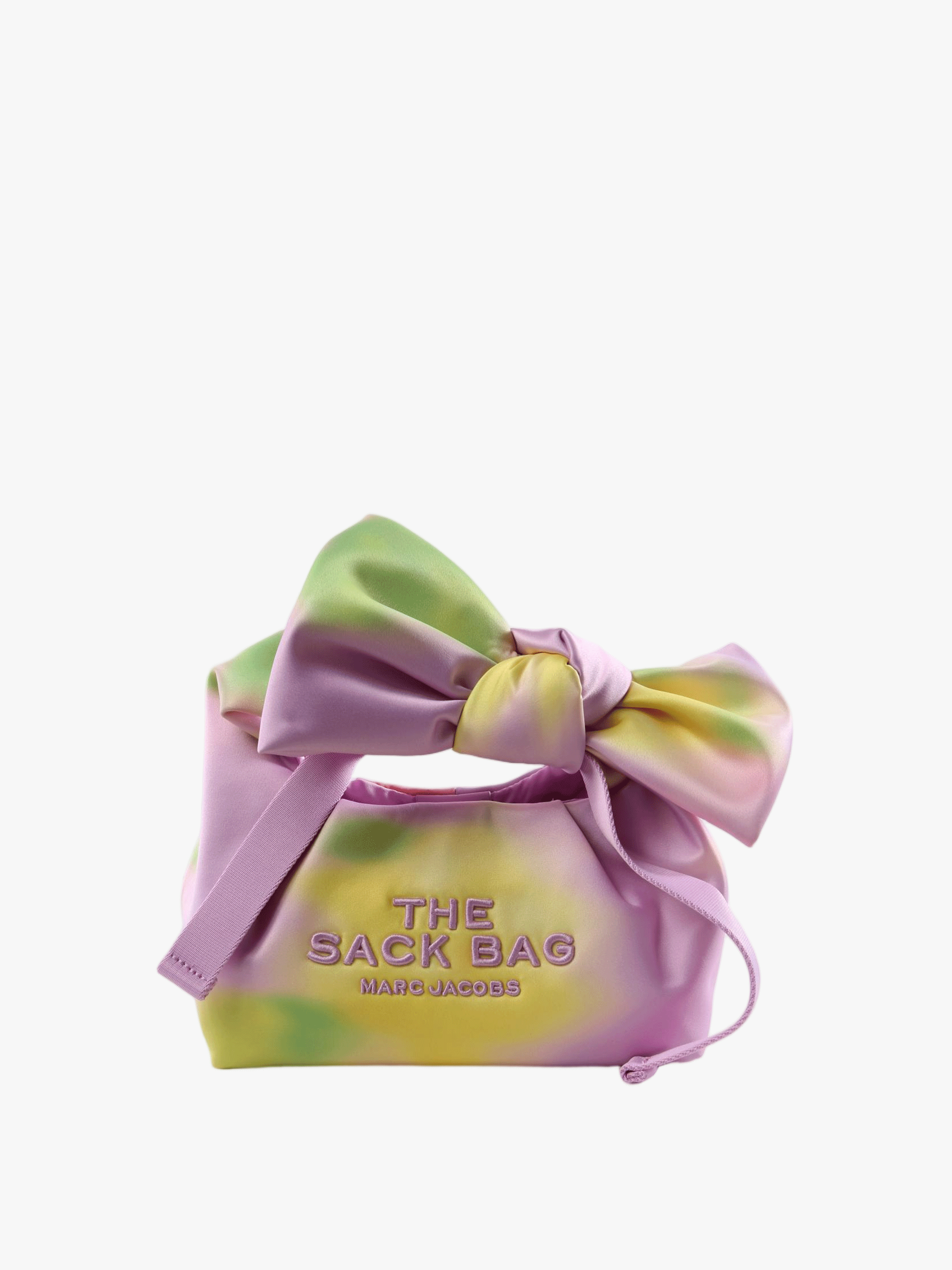 Purple bag, front view