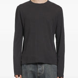 Black knitwear, full body view