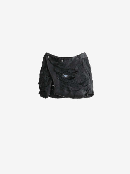Black skirt, front view