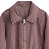 close up of pink jackets-coats,showing texture of the cotton fabric