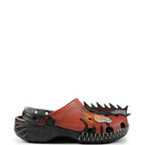 Orange shoes, side view