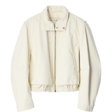 Tan jacket, front view