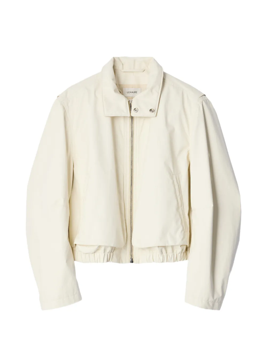 Tan jacket, front view