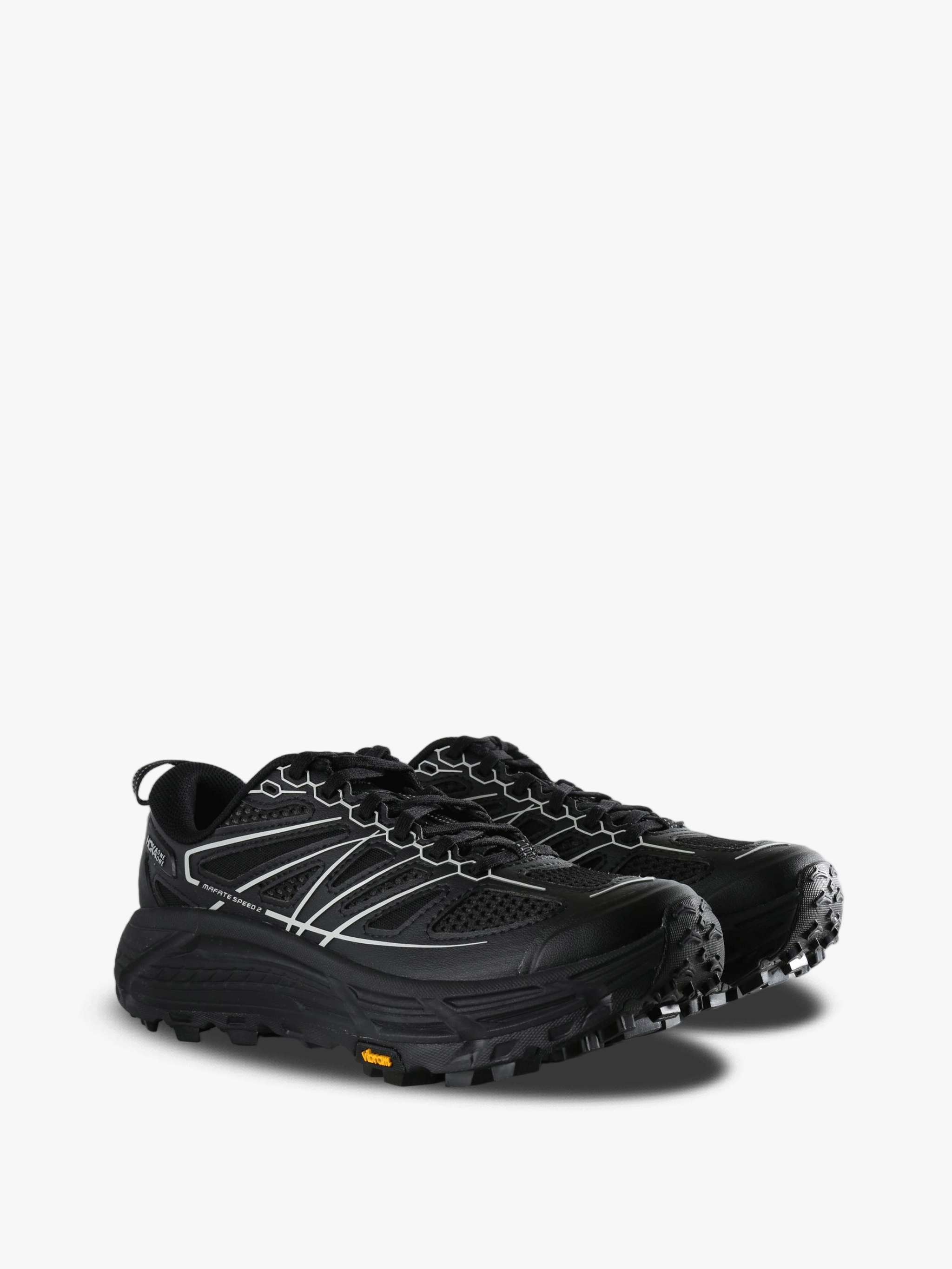 Black shoes, front view