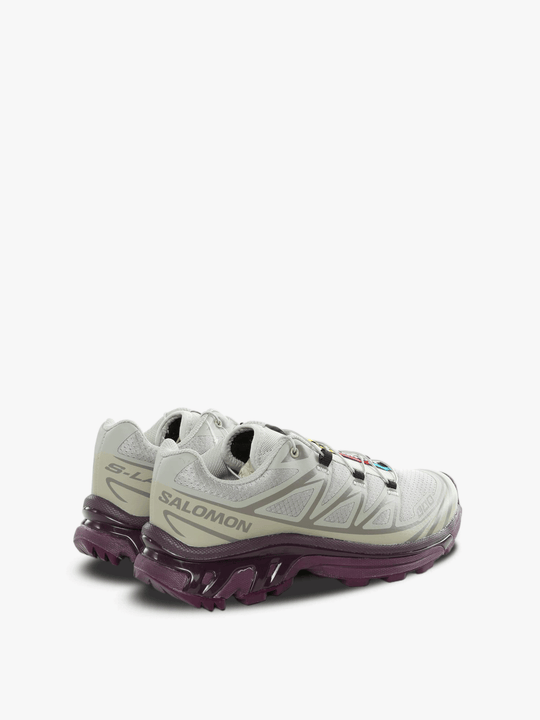 White running shoe,back view