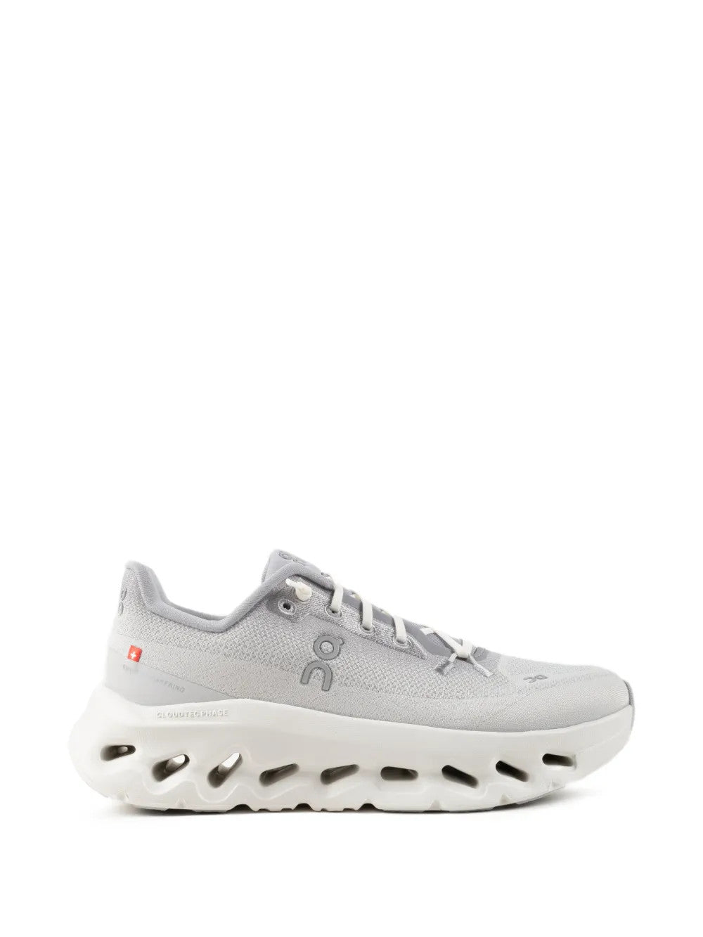 Grey shoes, side view