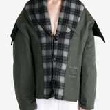 Green jacket, front view