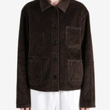 Brown jacket, front view