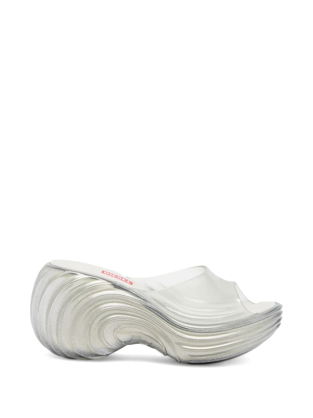 White sandals, side view