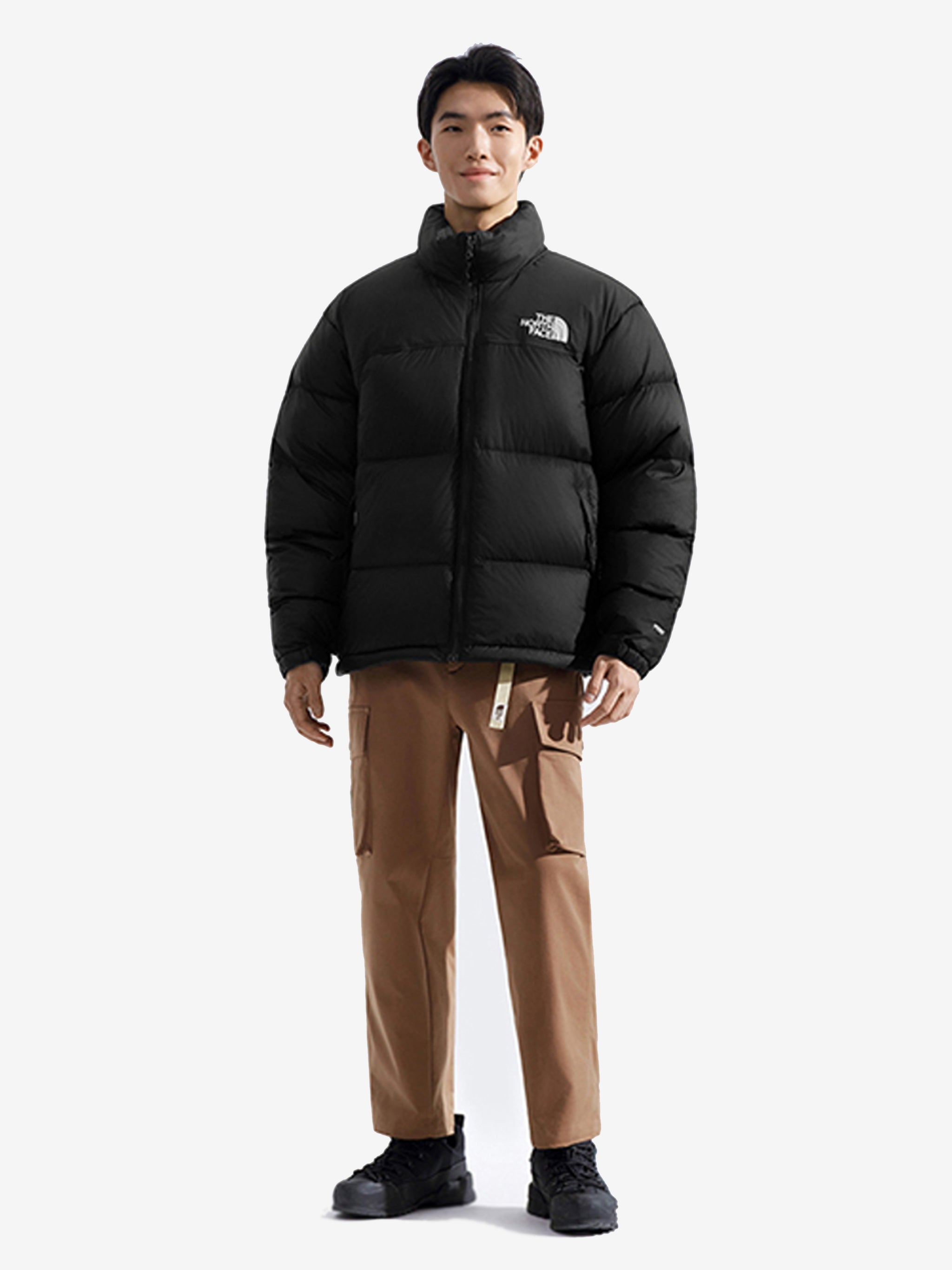 Black jacket,full body view