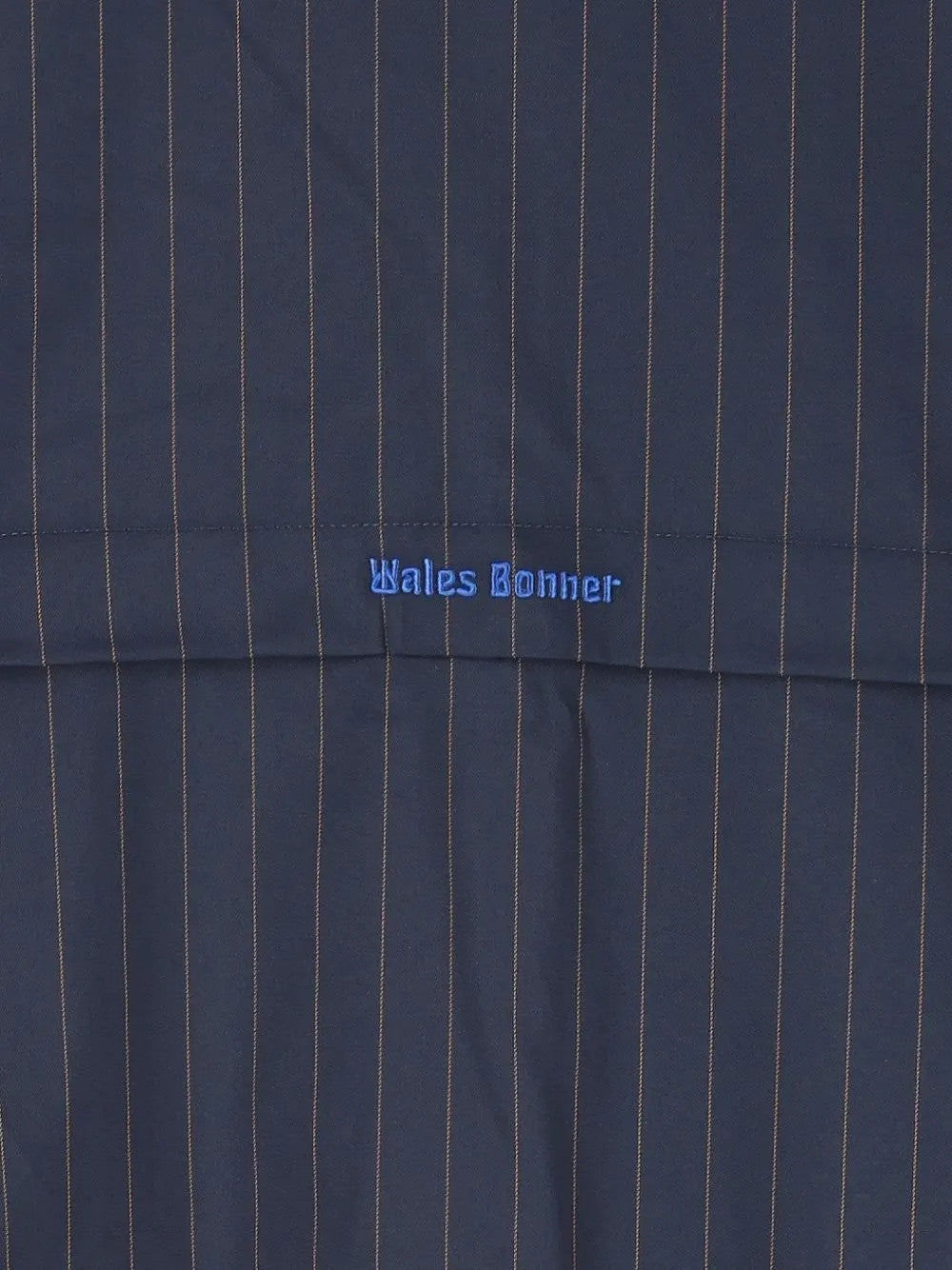 Navy jacket, front view
