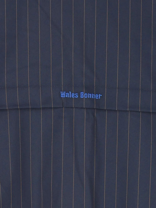 Navy jacket, front view